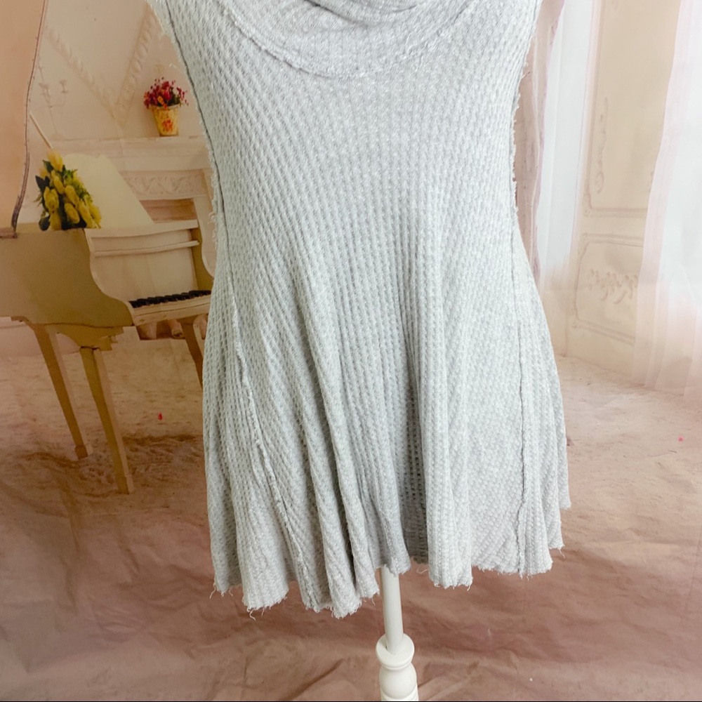 Free People Swing It Cowl Tank In Grey - Picture 8 of 12